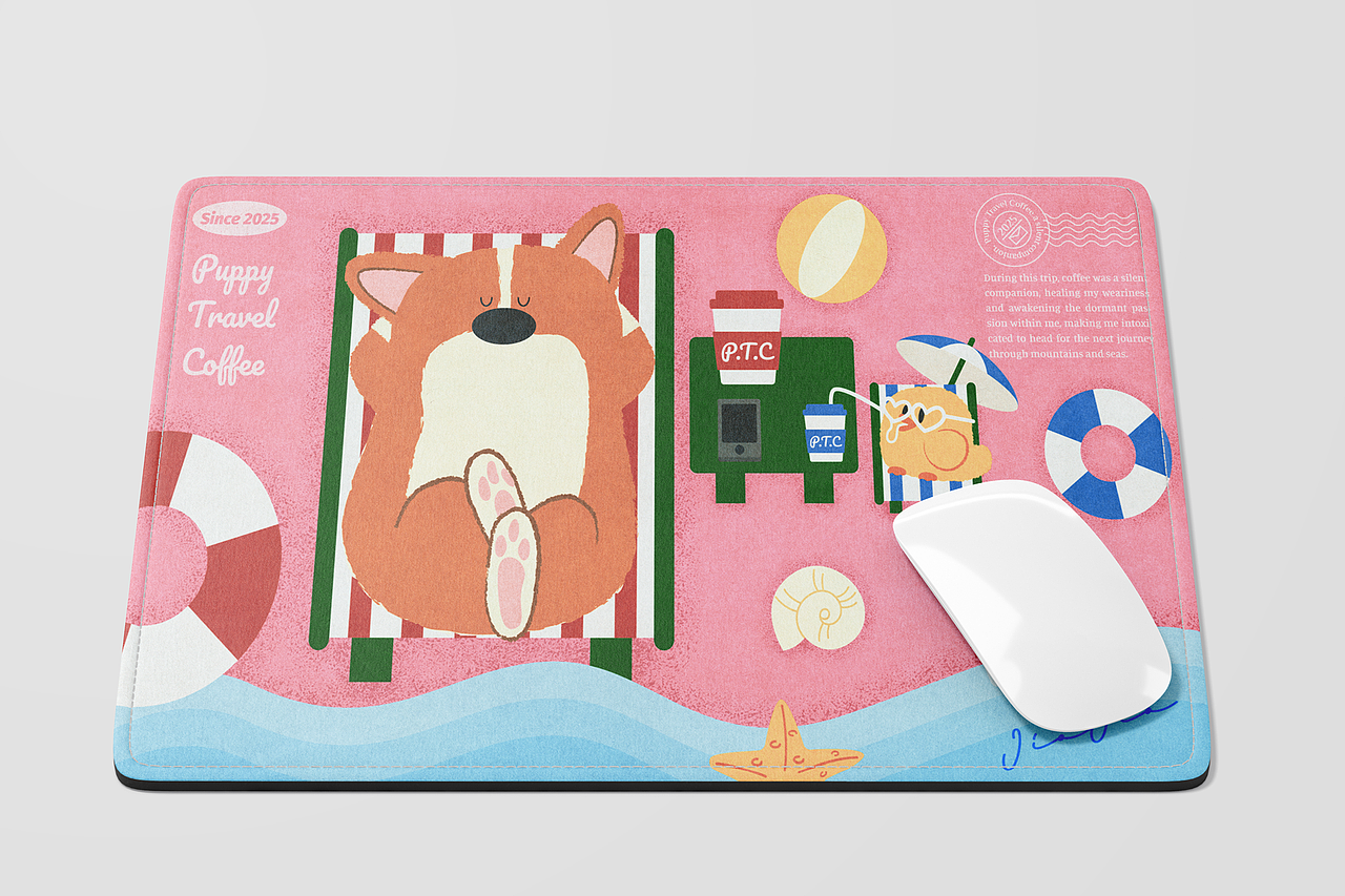 【狗狗旅行咖啡P.T.C】（图ZMzk4NjQ5NzIw） - 商业插画 - 站酷设计师JIOJIO焦焦原创素材 - 站酷ZCOOL