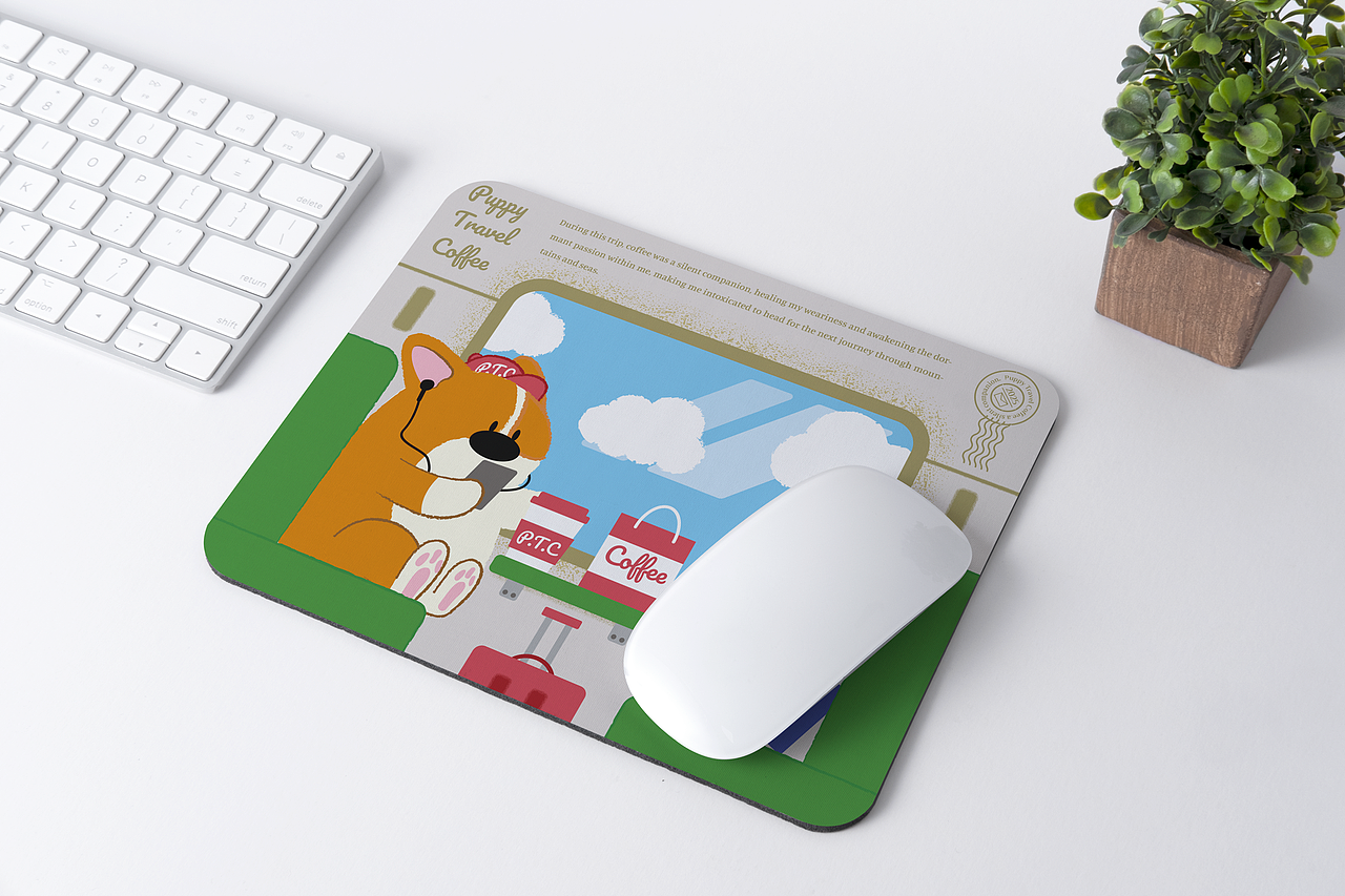 【狗狗旅行咖啡P.T.C】（图ZMzk4NjQ5NzI4） - 商业插画 - 站酷设计师JIOJIO焦焦原创素材 - 站酷ZCOOL