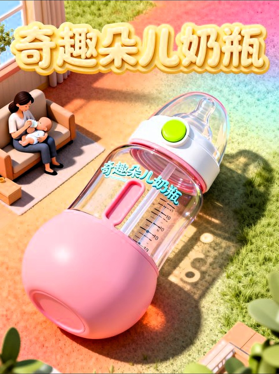 奇趣朵儿婴幼儿品牌产品设计/包装设计/AIGC设计/海报（图ZMzk4NjU2MTYw） - AI作品 - 站酷设计师风中的玫瑰耶原创素材 - 站酷ZCOOL