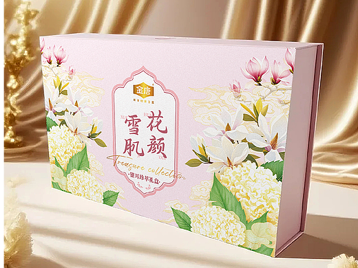银耳珍萃礼盒 “雪肌花颜” 设计创意