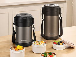 富光保温饭盒|电商产品摄影