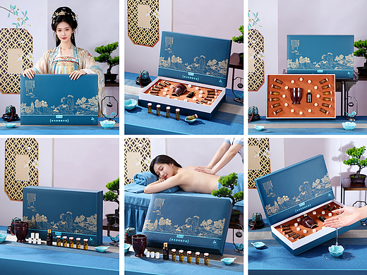 新中式养生精油套盒产品摄影：以镜头雕琢东方疗愈美学