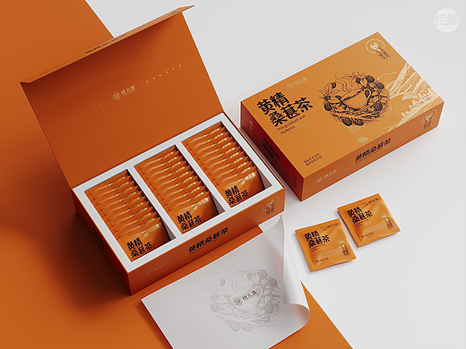  传统养生智慧·黄精桑葚茶产品包装设计·铭睿益创