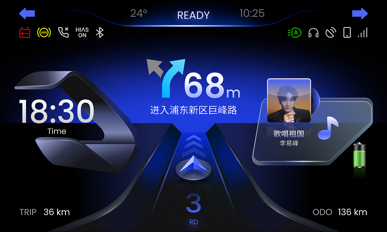 车载UI（图ZMzk4Njc0ODAw） - 主题/皮肤 - 站酷设计师躁动的UU原创素材 - 站酷ZCOOL