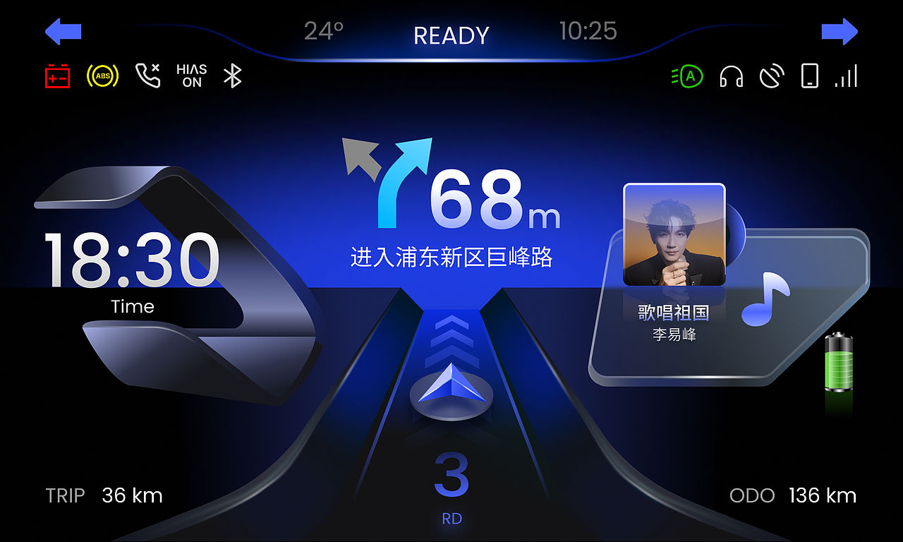 车载UI（图ZMzk4Njc0ODAw） - 主题/皮肤 - 站酷设计师躁动的UU原创素材 - 站酷ZCOOL