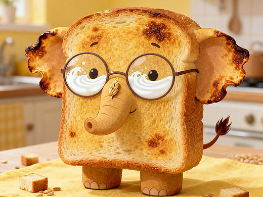 烤面包片世界动物篇:大象1.0