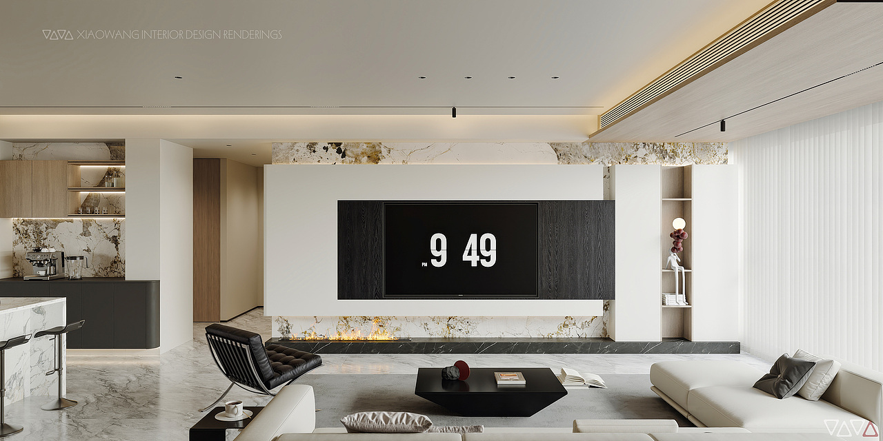 现代 意式客餐厅效果图（图ZMzk4NjgyNjky） - 家装设计 - 站酷设计师地平线室内效果图原创素材 - 站酷ZCOOL