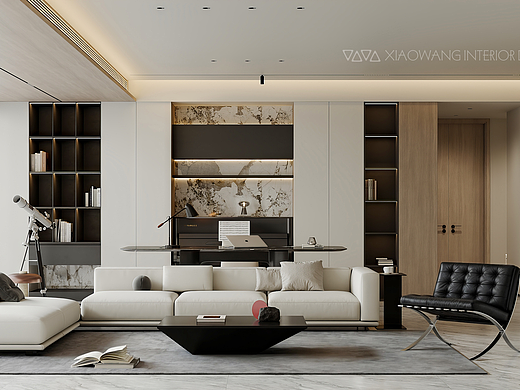 现代 意式客餐厅效果图