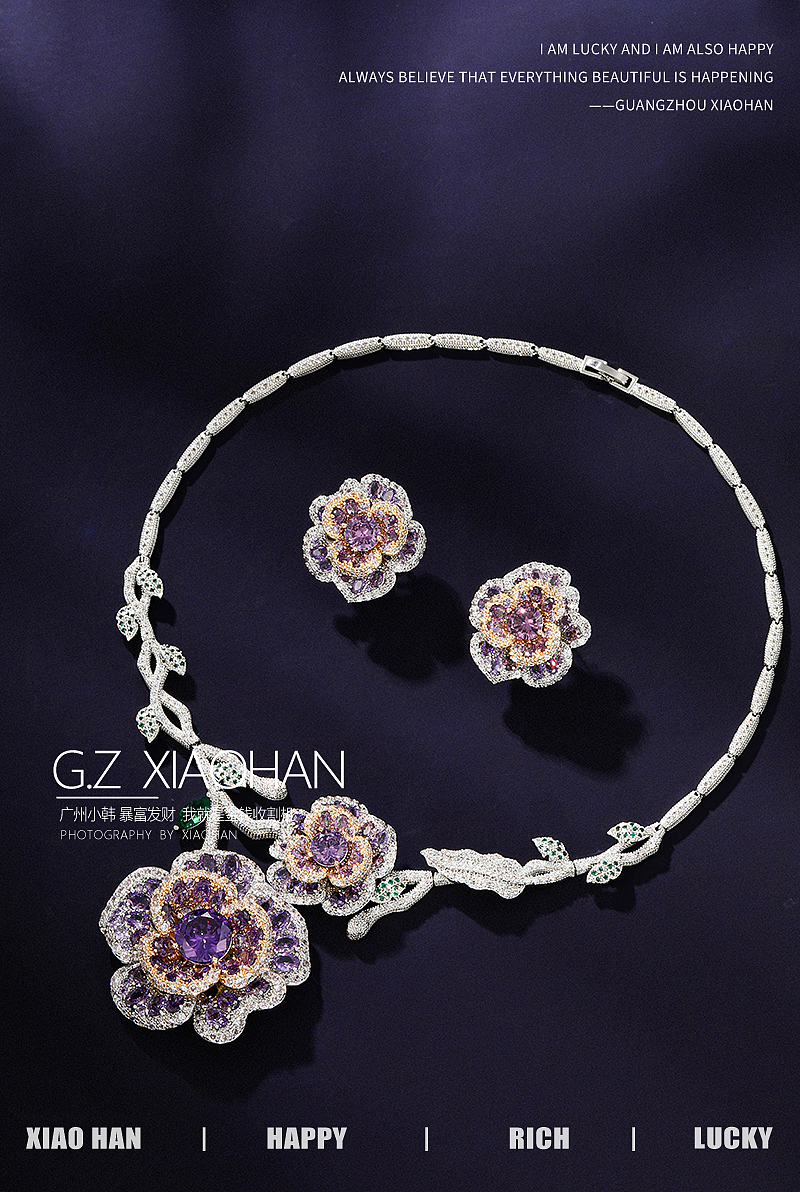 珠宝首饰摄影 彩色钻石套装 彩宝 施华洛世奇 豪华套装（图ZMzk4NjgzNzE2） - 产品摄影 - 站酷设计师广州小韩原创素材 - 站酷ZCOOL
