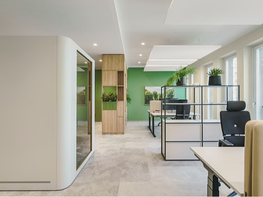 办公楼装修：浅深地毯引导动线 打造直觉式空间导航系统