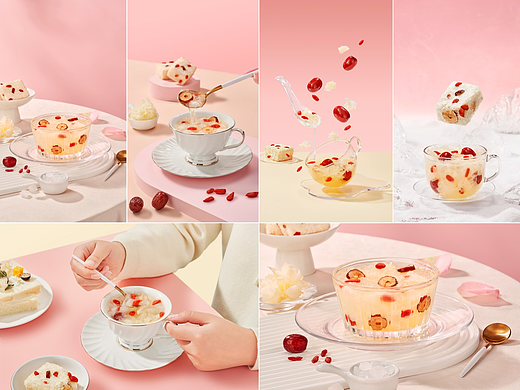 银耳拍摄｜美食摄影 速食产品红枣枸杞银耳汤X食相视觉