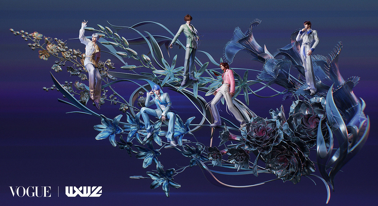 VOGUE x WXWZ 摇滚与繁花 | 时尚视觉大片（图ZMzk4Njg2NjUy） - 海报 - 站酷设计师火火楽原创素材 - 站酷ZCOOL