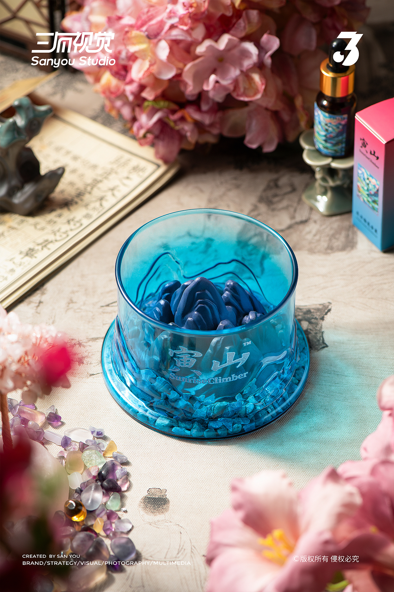 香薰拍摄丨中式经典繁花丨开启缘分香薰产品拍摄（图ZMzk4NjkwNzc2） - 产品摄影 - 站酷设计师三有视觉原创素材 - 站酷ZCOOL