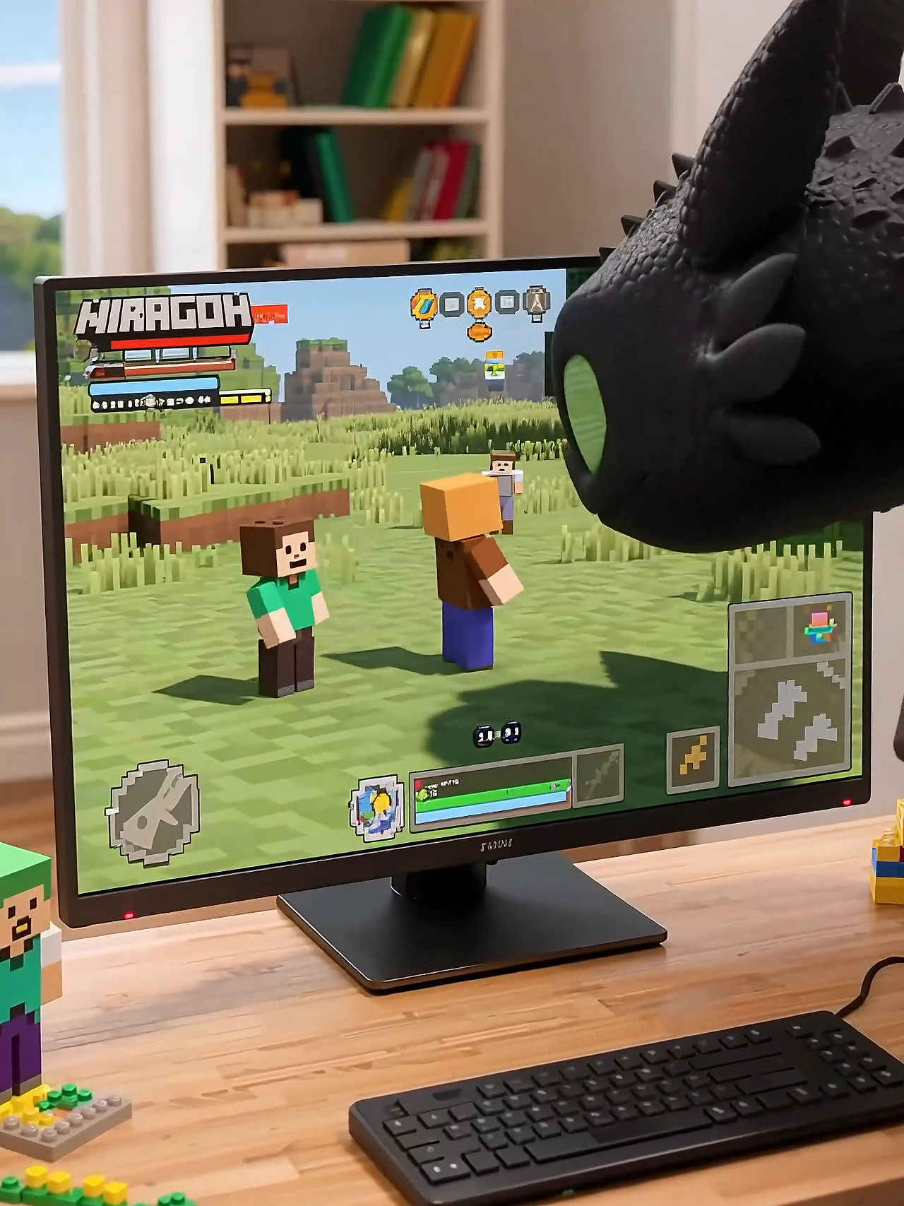 无牙仔勇闯我的世界