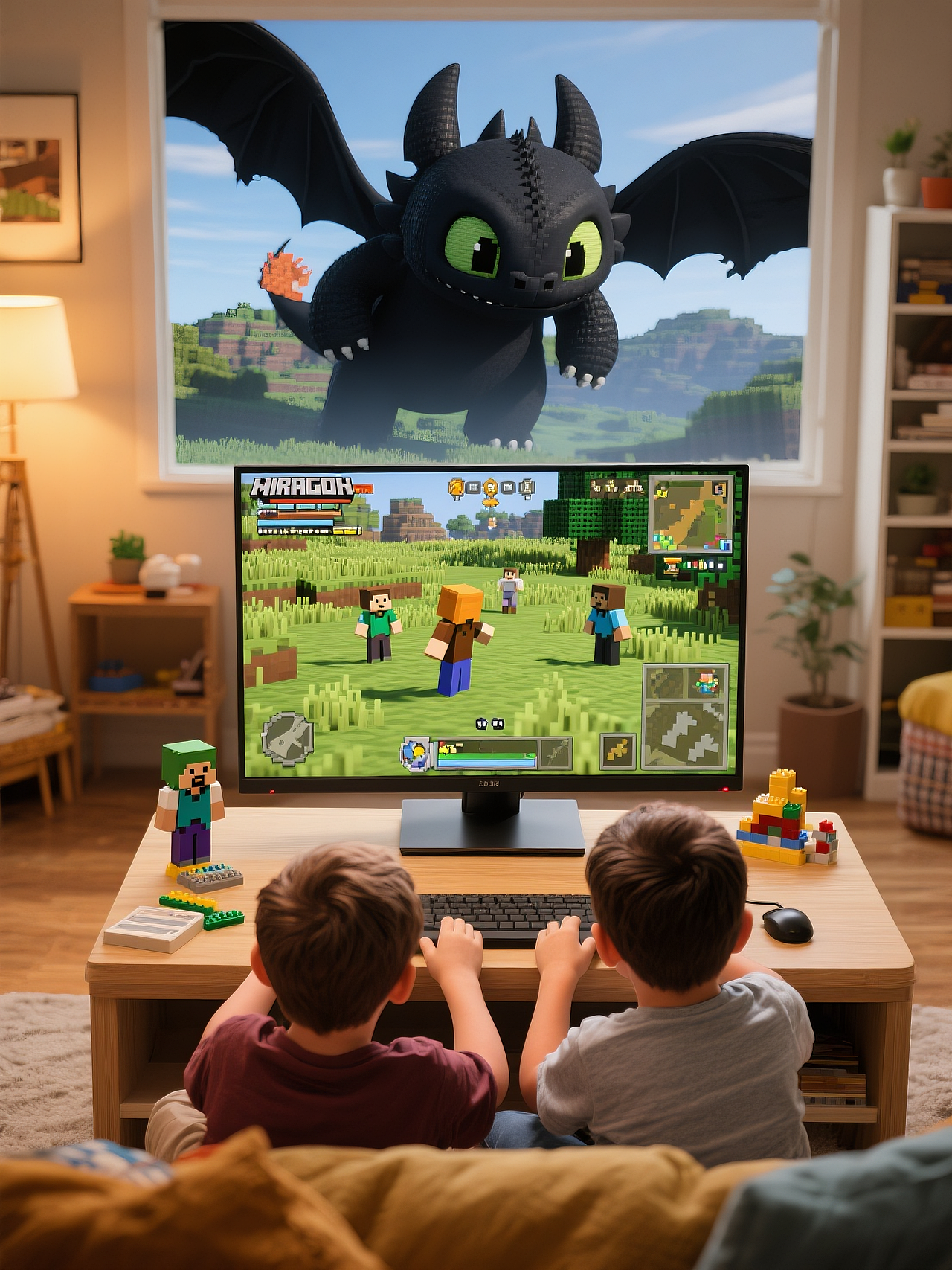 无牙仔勇闯我的世界