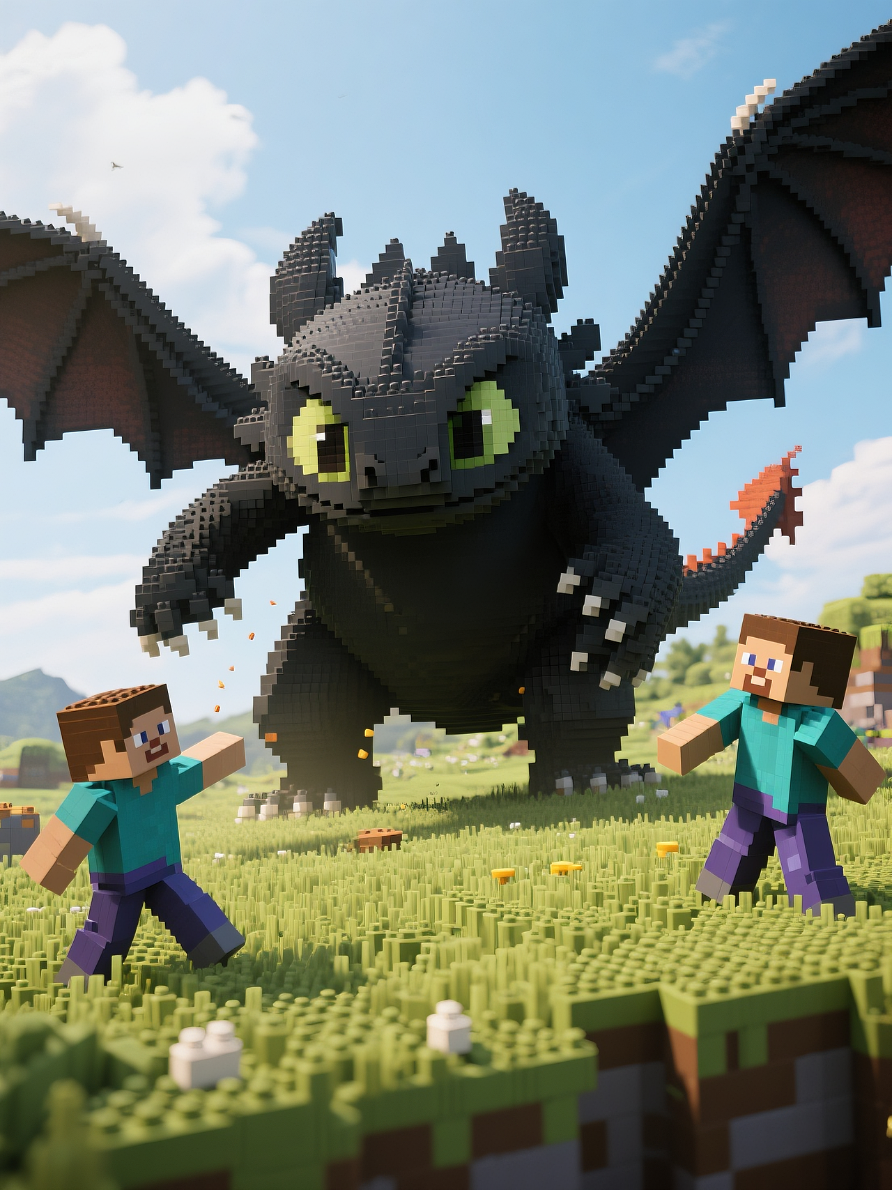 无牙仔勇闯我的世界