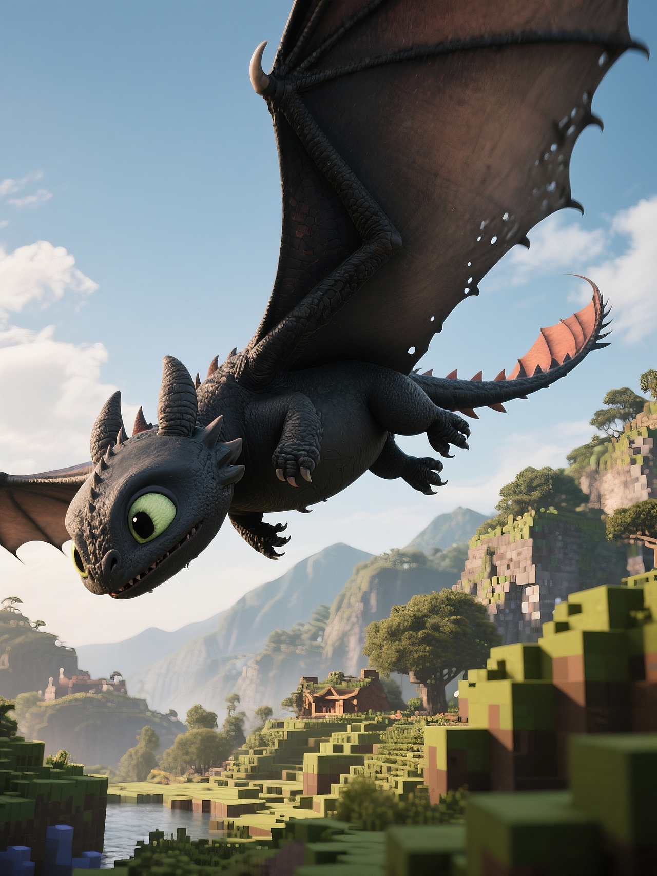 无牙仔勇闯我的世界