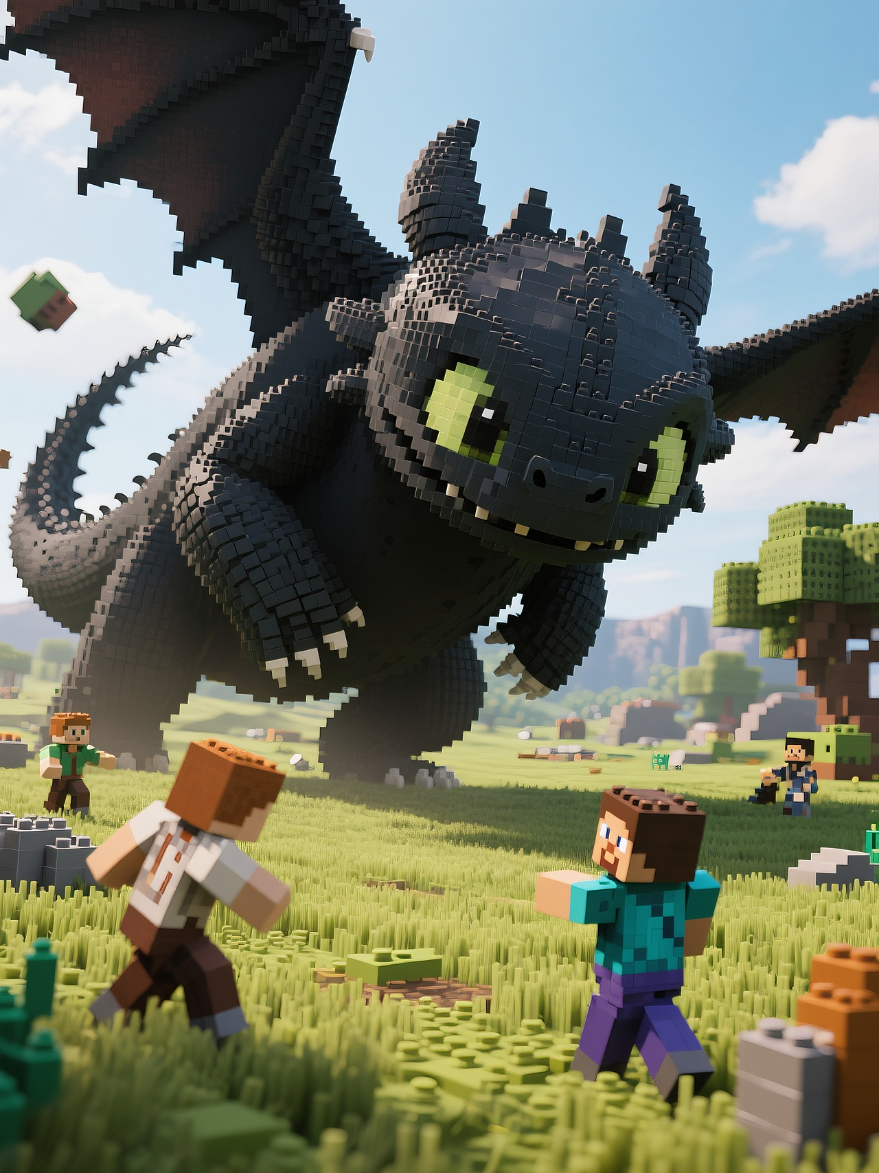 无牙仔勇闯我的世界