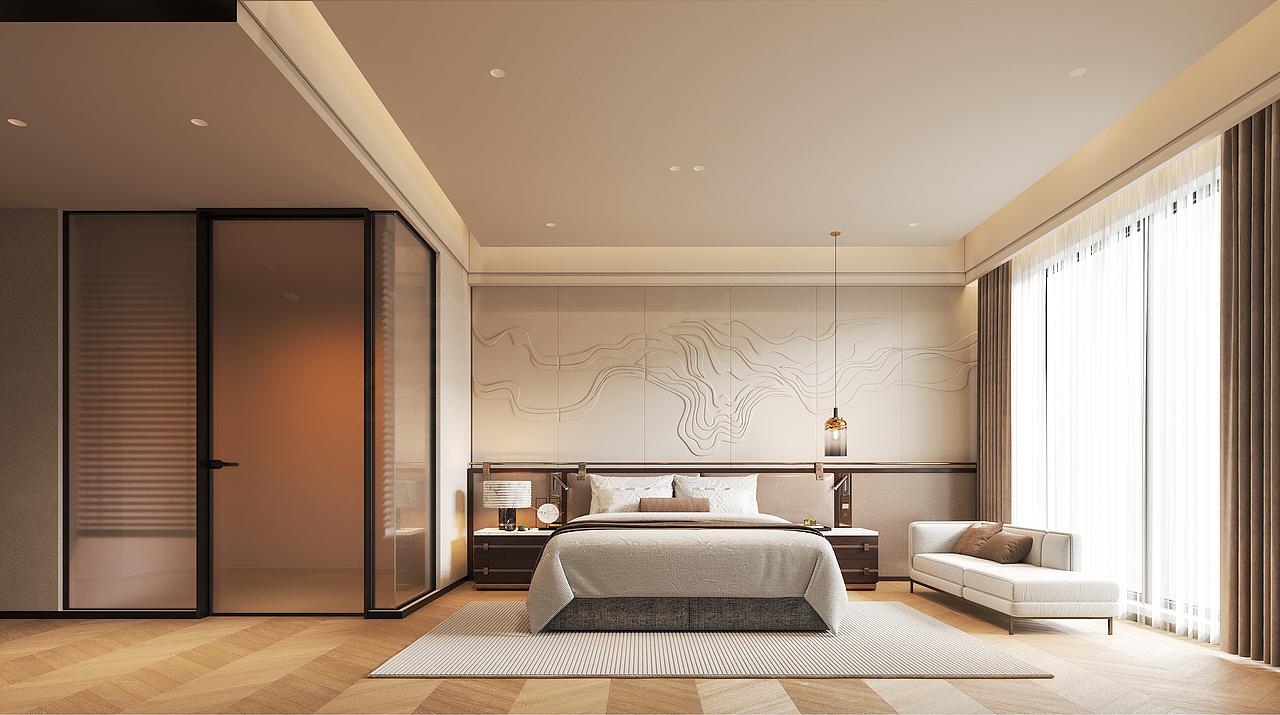 工装办公室效果图