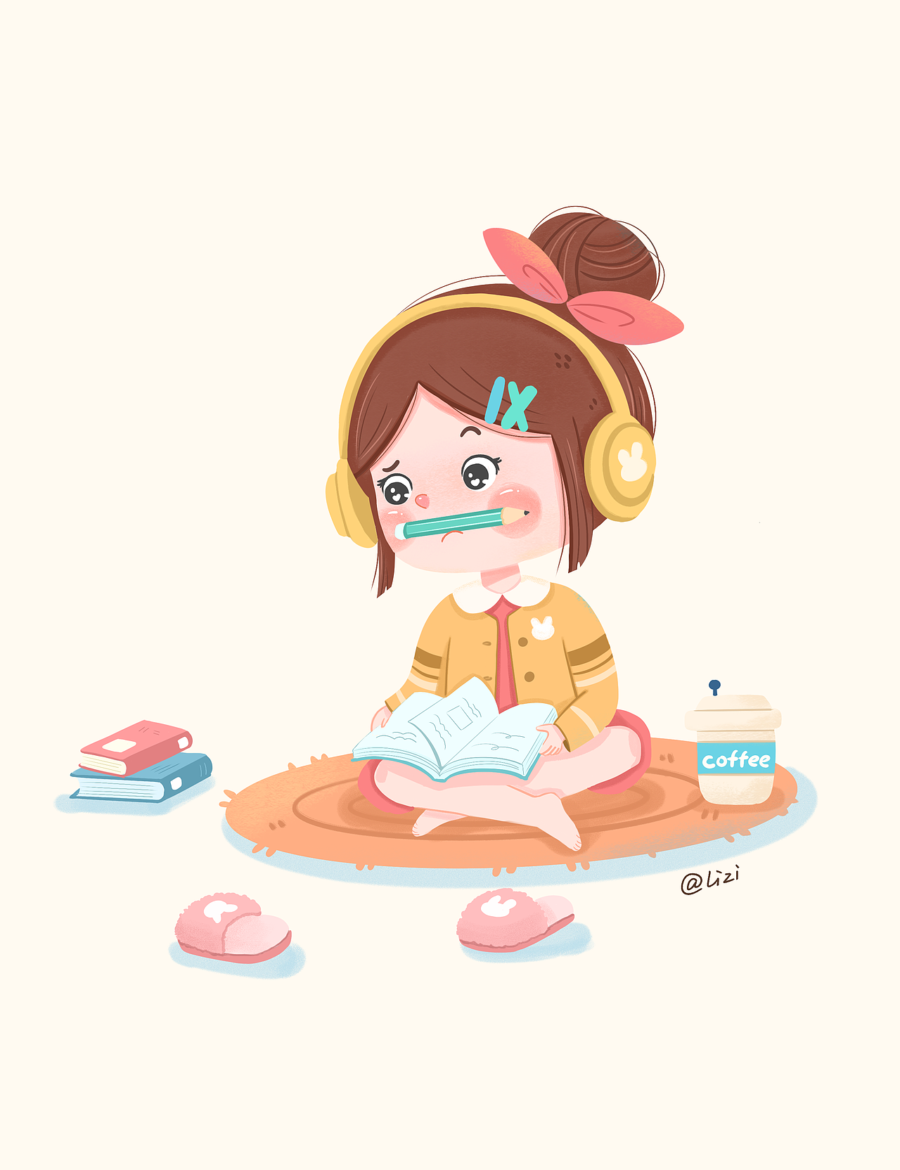 一杯咖啡哄自己学习