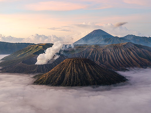 印度尼西亚-火山之国之旅 极致的海岛火山风光摄影