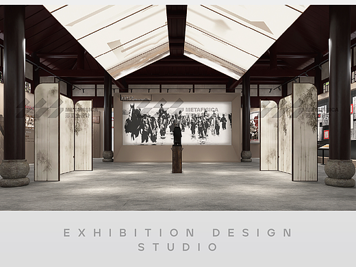 国立二中旧址展陈区