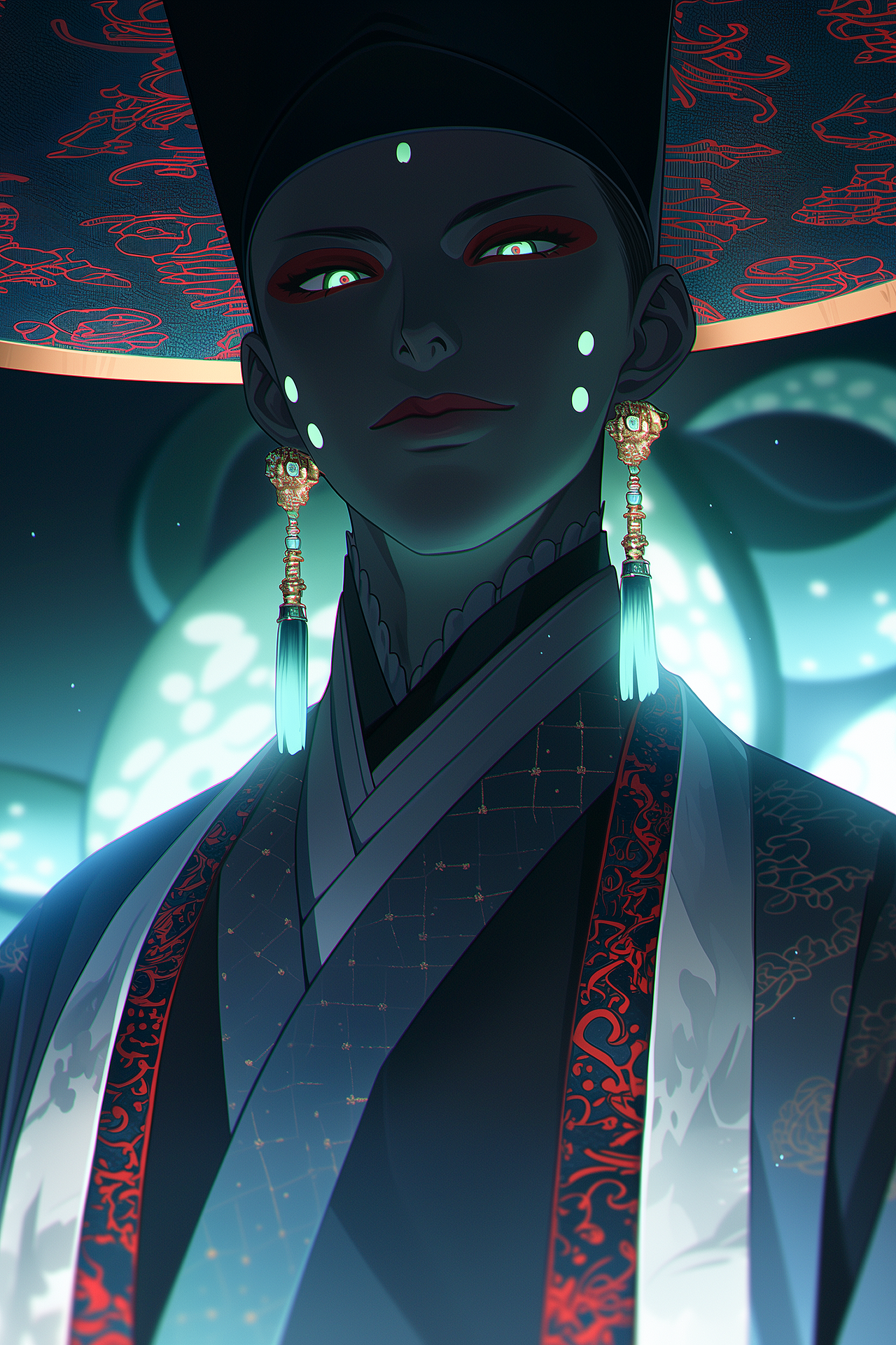 玄幻数字艺术丨青光碧瞳