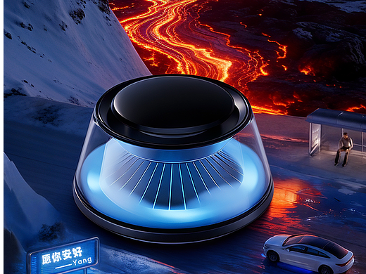 车载香薰 c4d oc渲染 Comfyui 即梦 豆包 渲染+AI练习