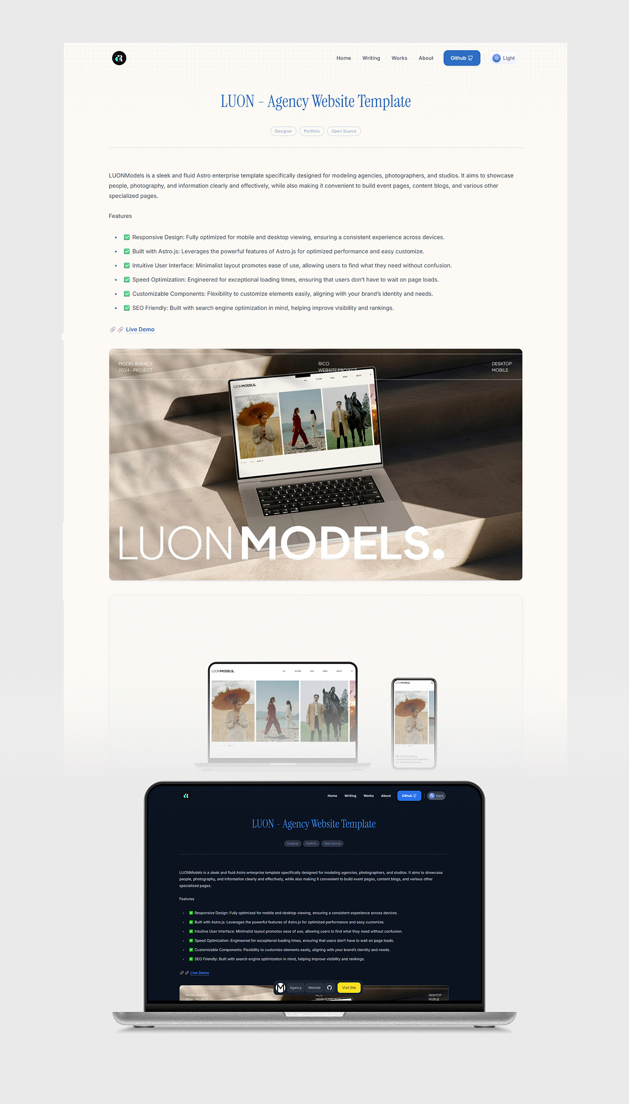 设计师的作品集网站