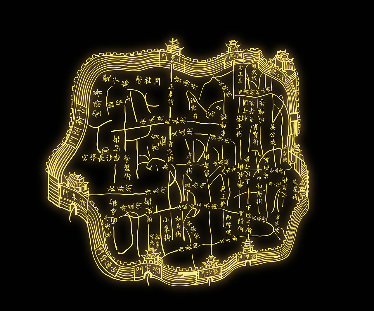 【老长沙地图】