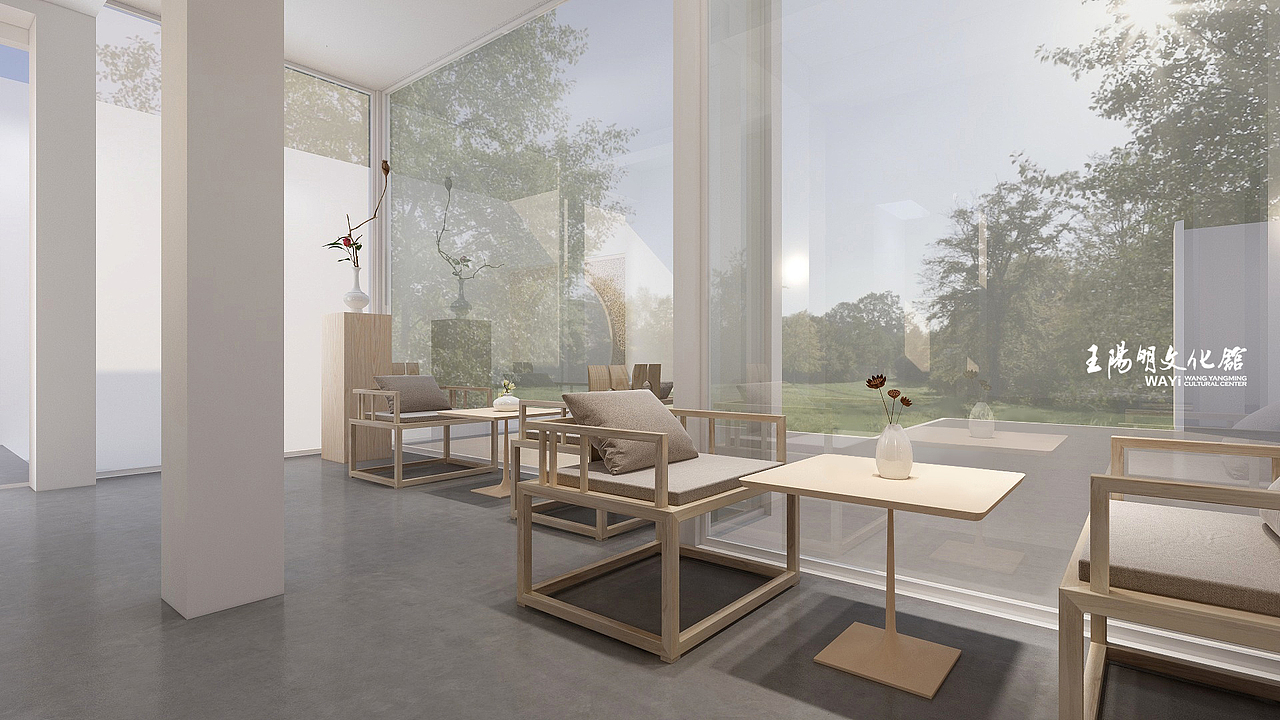 【卡座区】设计在落地窗边，可以一边看风景一边聊天