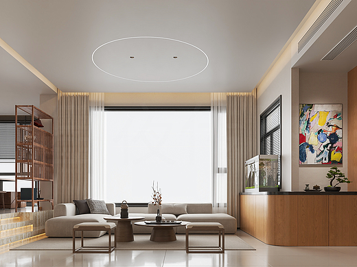 清浅木调、多元设计,烟火气里的治愈空间