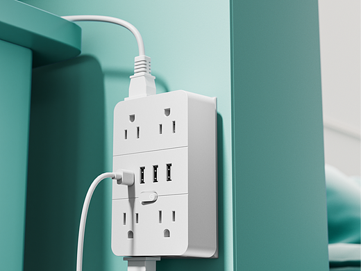 这种色调您喜欢吗插座渲染也能有蒂芙尼绿