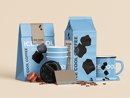 ICECOOL冰咖冰咖啡品牌全案建立包装系统定位-上海因心