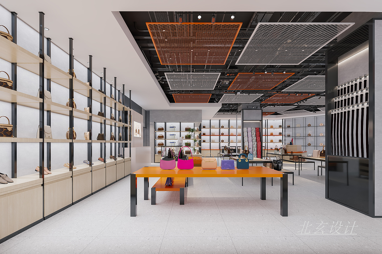 工装-服装店-活力满满的配色使人眼前一亮