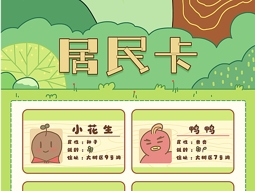 森林小镇|小镇居民卡