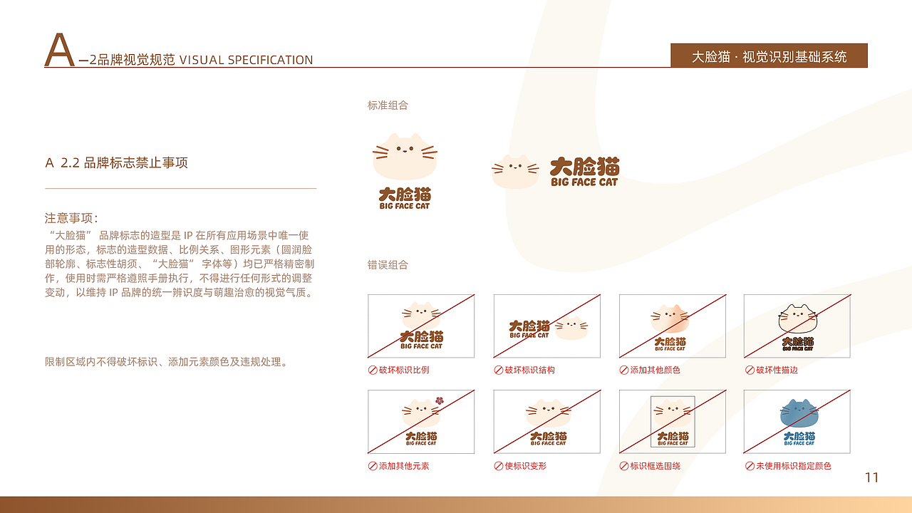 大脸猫品牌VI设计