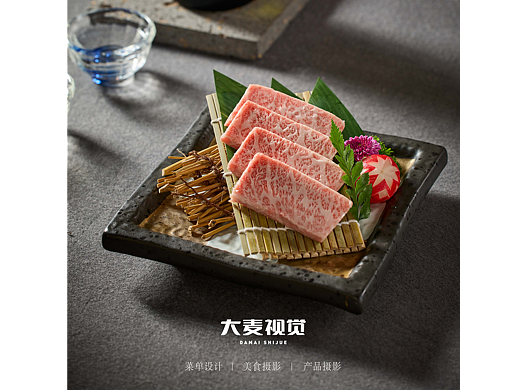 大麦案例【竹马碳火烧肉】美食摄影