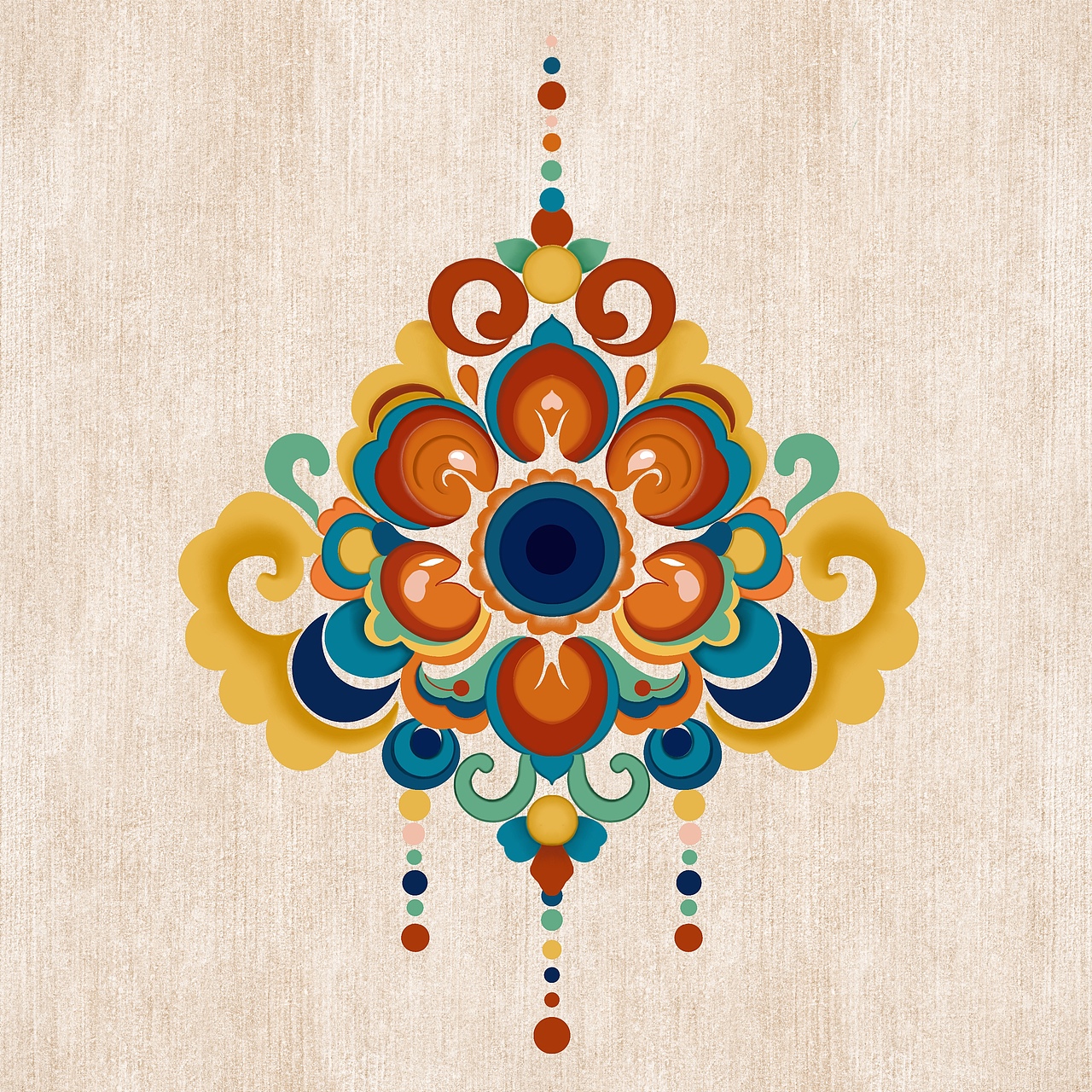 原创插画。生活用品图案设计