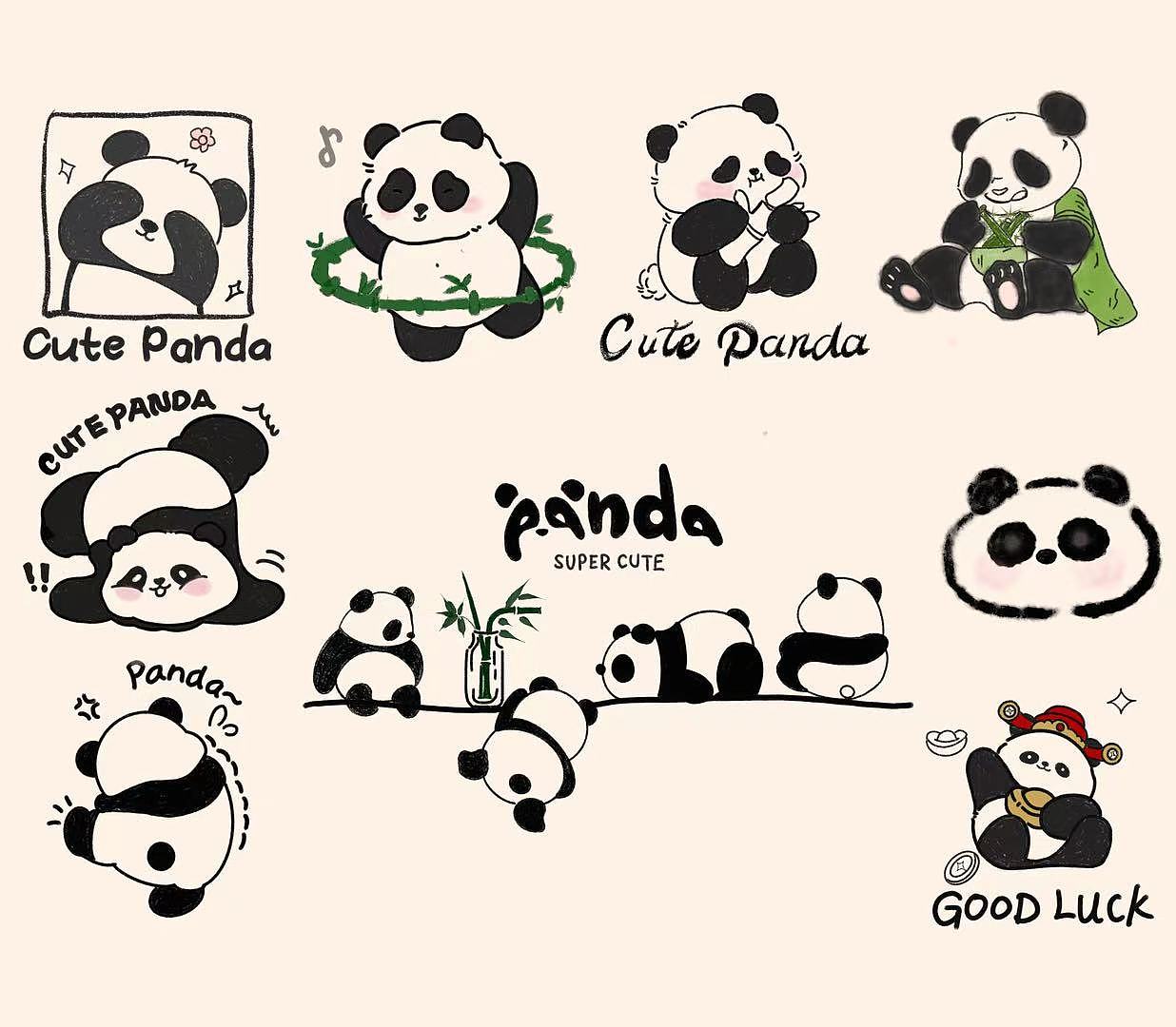 原创插画。生活用品图案设计