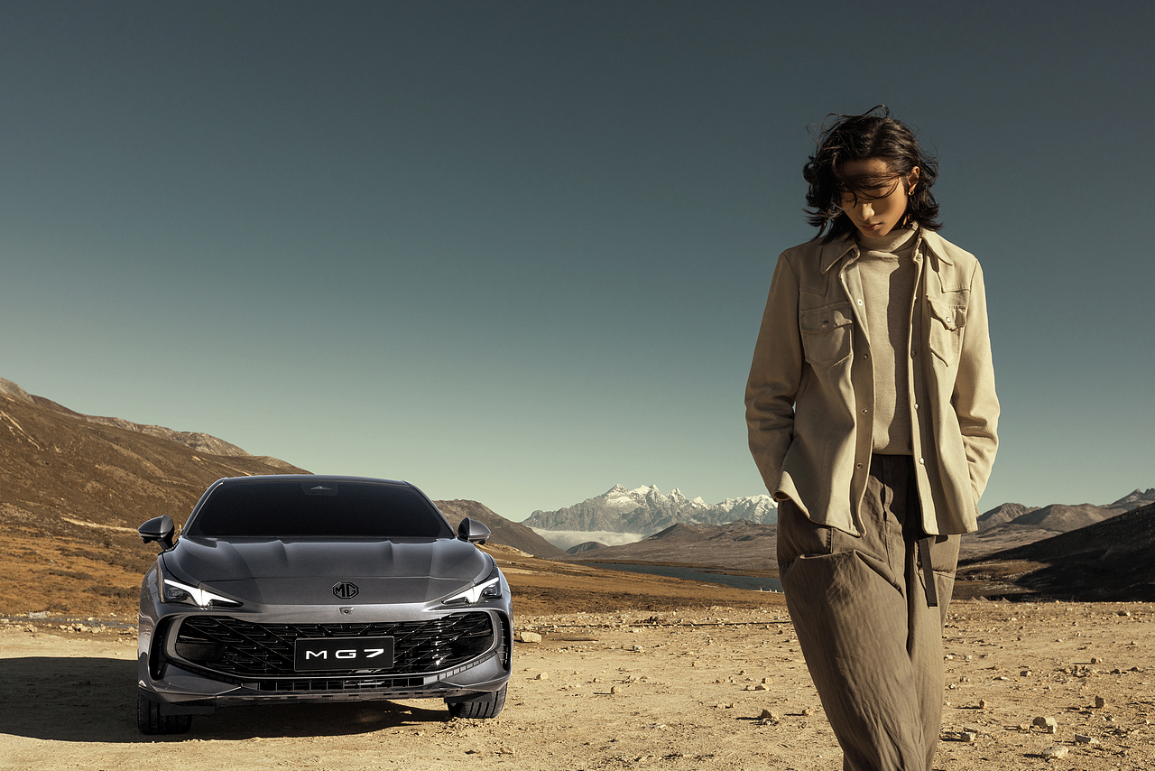 汽车修图 | 另一个场景名爵 MG7