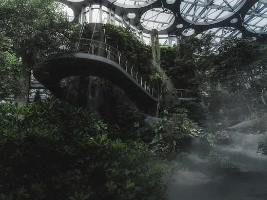 钢铁森林中的森林——上海温室花园
