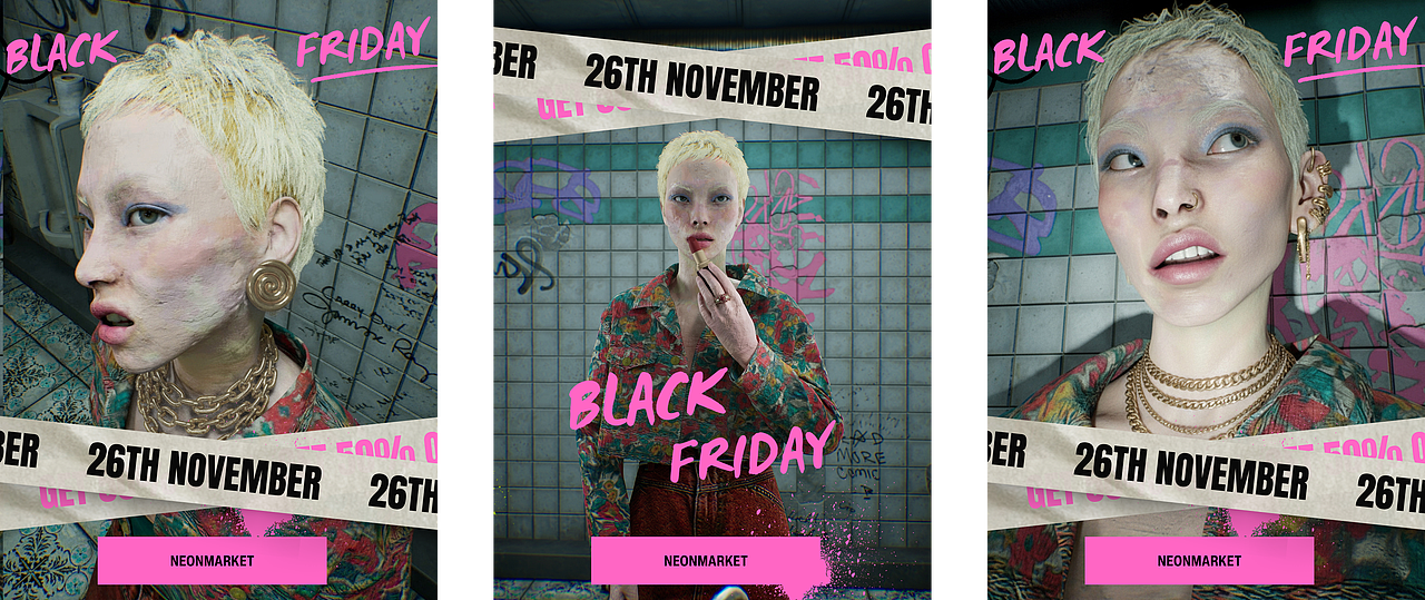 3D海报 | 木偶手绘风格