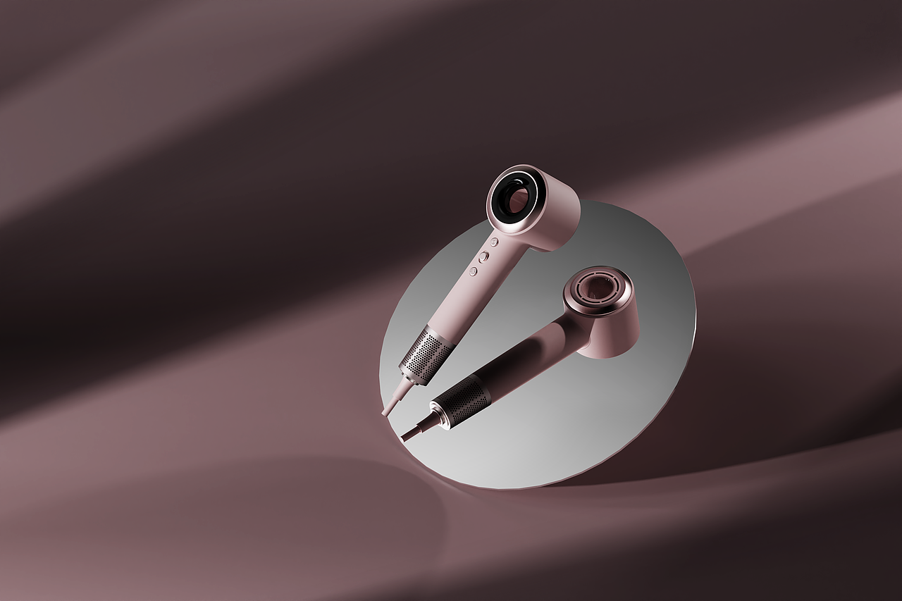 临摹的一些吹风机渲染（图ZMzk4Nzc1NTYw） - 其他平面 - 站酷设计师万丈红尘缤纷彩原创素材 - 站酷ZCOOL