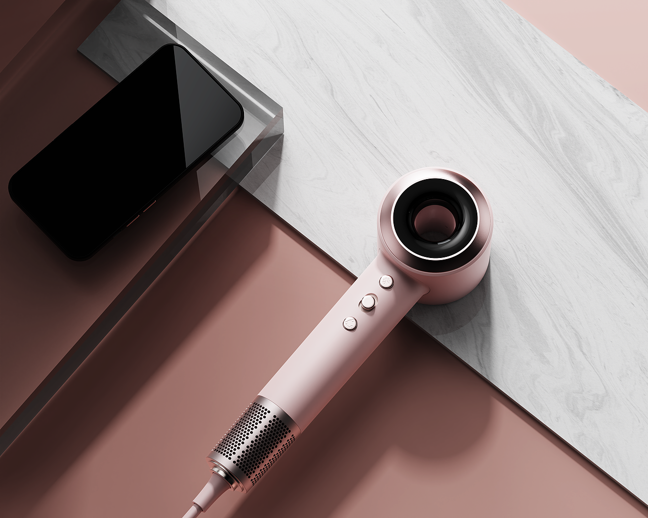 临摹的一些吹风机渲染（图ZMzk4Nzc1NTY0） - 其他平面 - 站酷设计师万丈红尘缤纷彩原创素材 - 站酷ZCOOL