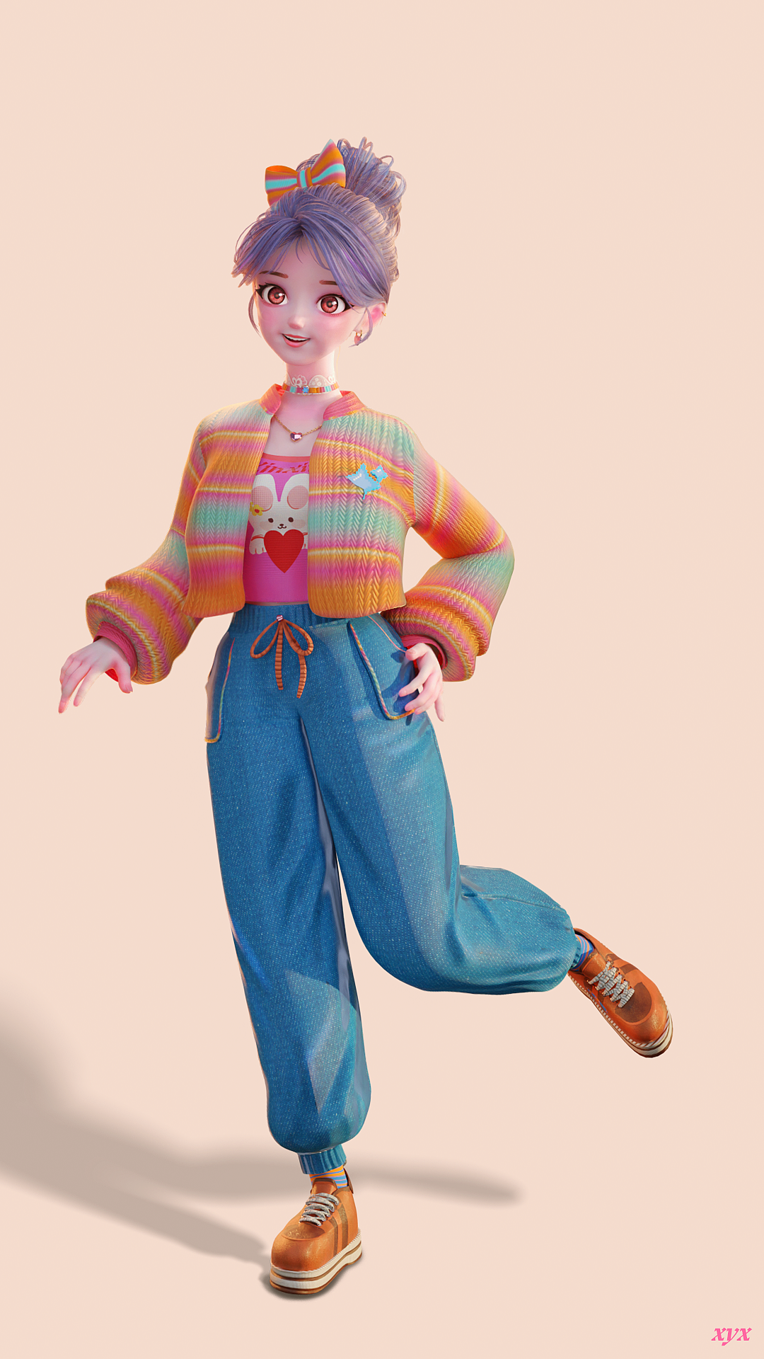 blender人物，手办建模（图ZMzk4Nzc5NzI4） - 人物/生物 - 站酷设计师心绘XYX原创素材 - 站酷ZCOOL