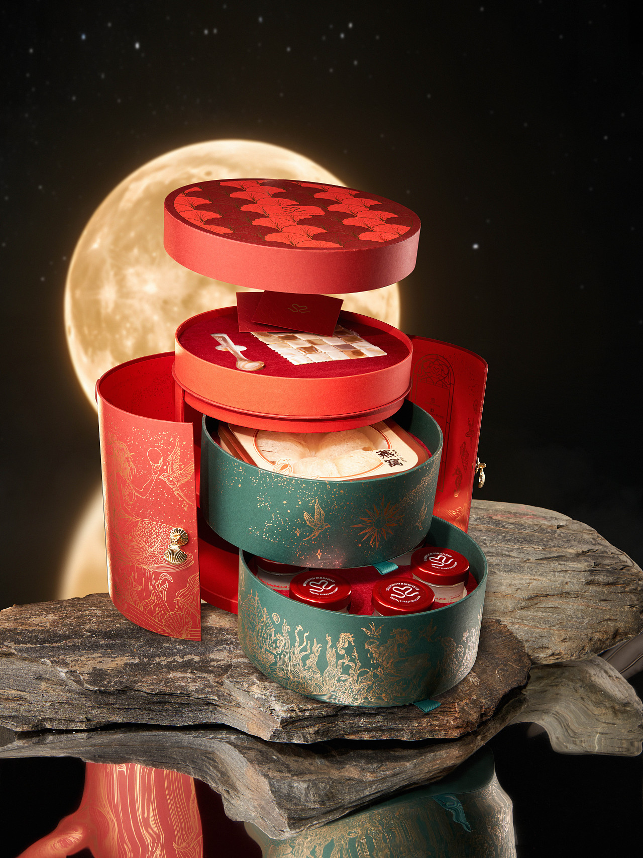 Shandon燕窝中秋礼盒｜产品摄影   