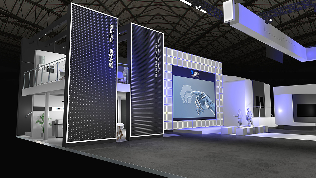 机床展展台设计方案:13910398109, 983110460@qq.com