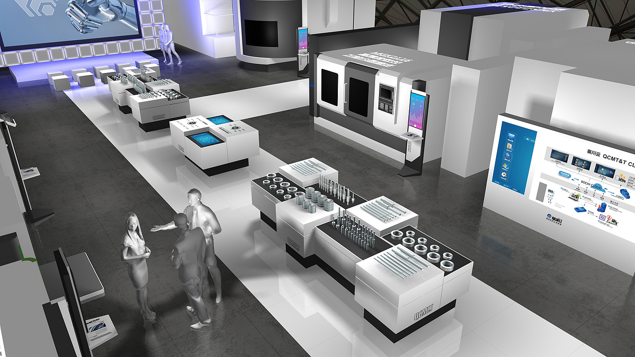 机床展展台设计方案:13910398109, 983110460@qq.com