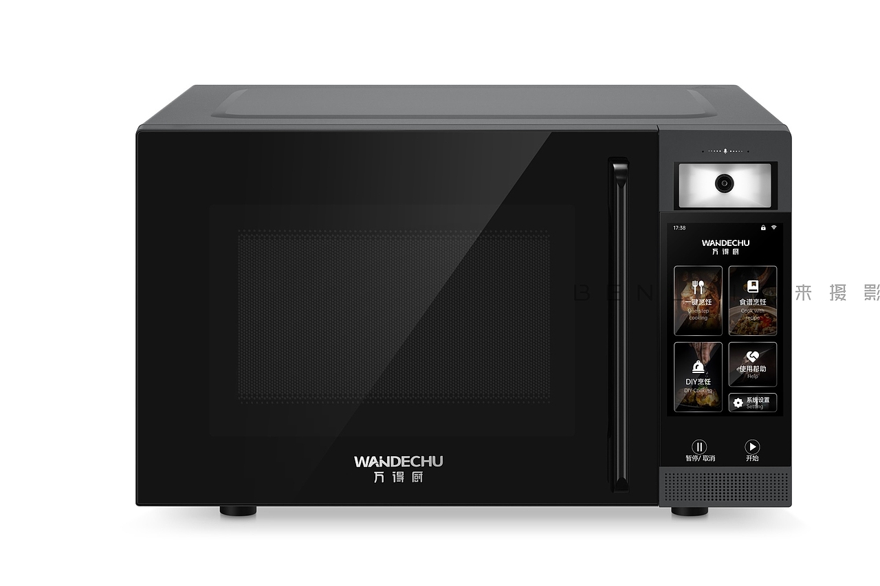 万得厨产品白底摄影 微波炉设备摄影